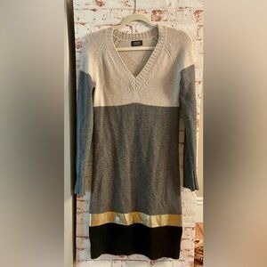 Steffen Schraut Cashmere Colorblock V-Neck Sweater